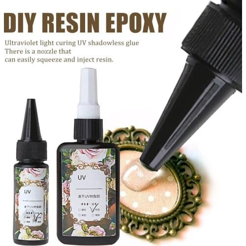 25/50g UV Resin Curing DIY UV Resin for original Handmade Art Craft Jewelry Tools Making Decoration Resin Curing DIY UV Resin