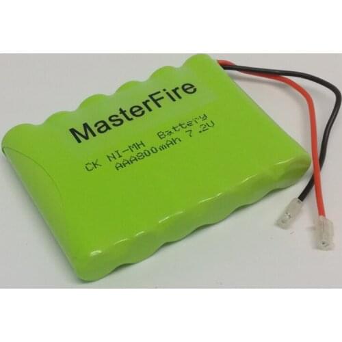 MasterFire 3PACK/LOT New Original 7.2V AAA 800mAh Ni-MH Battery Pack Rechargeable NiMH Batteries wiht plugs