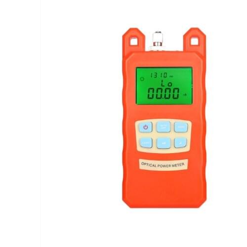 AUA-70A Optical Power Meter High-Precision Fiber Optical Cable Tester -70dBm〜+ 10dBm FTTH Test Tools Send FC/SC Adapter