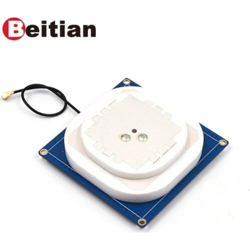 BEITIAN GNSS GPS antenna for ZED-F9P module RTK Drone Base UAV UGV GPS GLO GAL BDS GNSS L1,L2 IPEX 1.13 cable 10.0CM BT-5610C