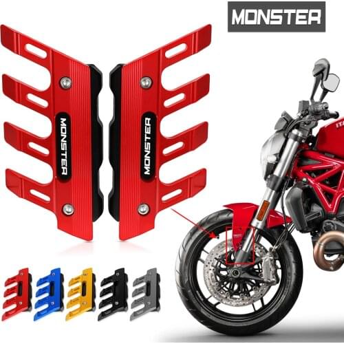 For DUCATI MONSTER 821 MONSTER 1200/1200S 2014 2015-2021 Motorcycle Mudguard Side Protection Block Fender Anti-Fall Slider