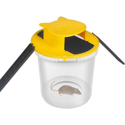 Humane Mouse Rolling Trap Flip Sliding Cover to Catch Mice No Kill Live Mice and Release Capture Tool Safe for Children and Pets