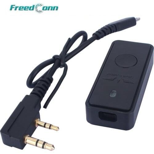FreedConn L2 Motorcycle Helmet Interphone Adapter Two-way Radio Wireless Bluetooth Adapter Motorbike Headset Intercom Adaptor