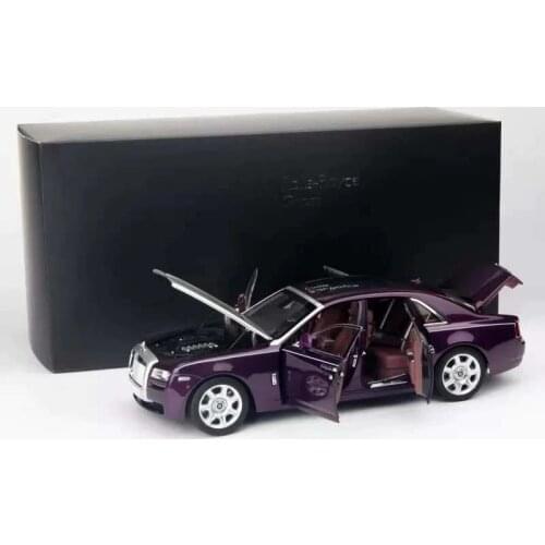 Kyosho 1:18 Rolls Royce Phantom Extended Limousine Alloy Diecast Toy Metal Vehicle Car Model Kids Gift Collection Ornament