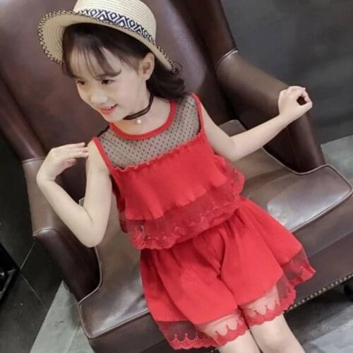 Summer Casual Solid Newborn Baby Girl Clothes Set Tops +Shorts 2Pcs/sets Kids Girls Outfits Clothing Pink/Red/Purple Colors
