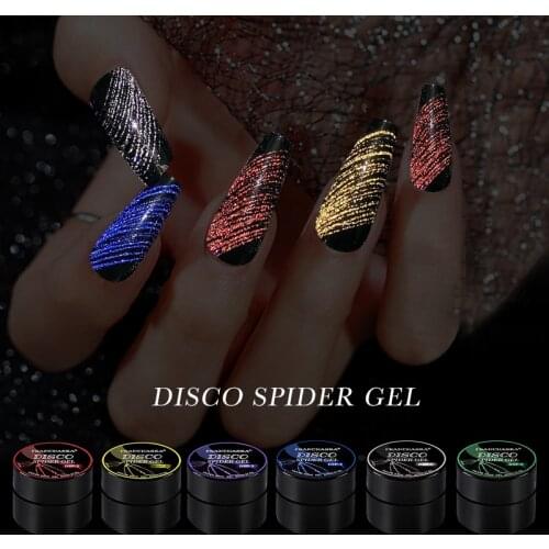 Nail Art Elastic Drawing Glue Spider Glue Super Elastic Bungee Drawing Glue Flash Creative Painting Does Not Hurt Nails TSLM1