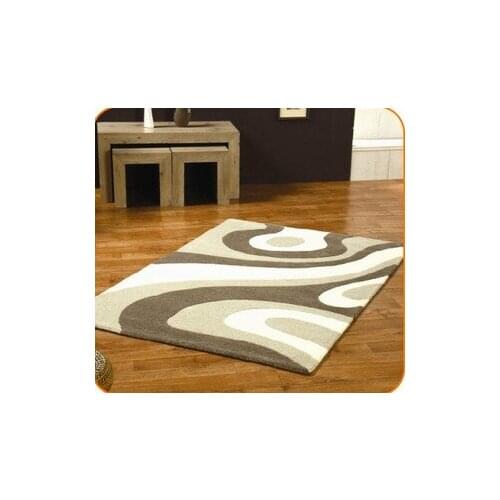 Brief fashion stripe graphic patterns handmade polyacrylonitrile fiber carpet living room coffee table carpet bed blankets