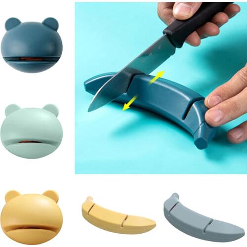 Mini Knife Sharpener Sharpening Tool Easy and Safe to Sharpens Kitchen Chef Knives Sharpener Stone