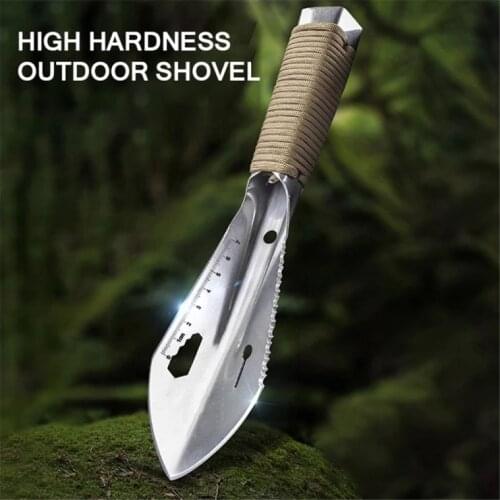 Multifunctional outdoor car portable small army shovel shovel digging vegetables gardening tools Ultralight Camp Tool