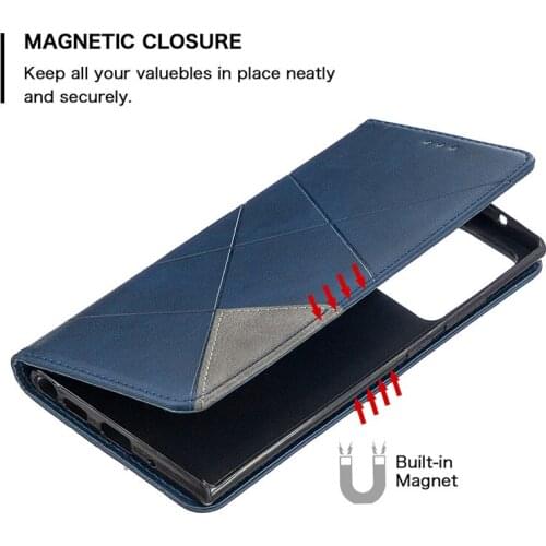 New Style For Funda Samsung Galaxy Note 20 Ultra N986B Case Luxury Magnetic Wallet Leather Flip Phone Cover For Samsung Note20 U