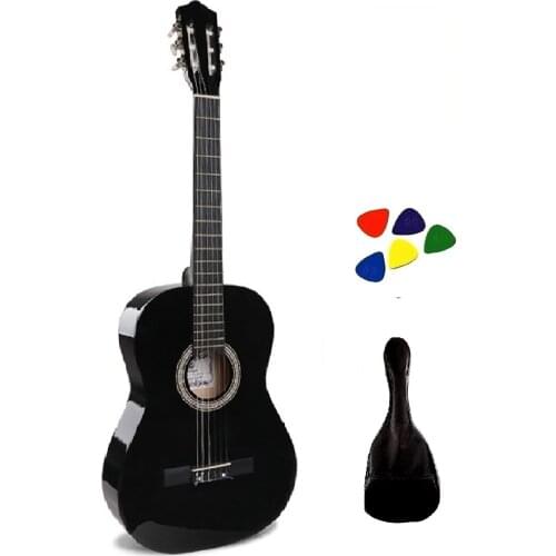 Midex MGX100TBK-CG3900 SET Top Level Classic Guitar 4/4 Handle Adjustable (Bag Stand Tuner Capo Method musical instrument guitar bag