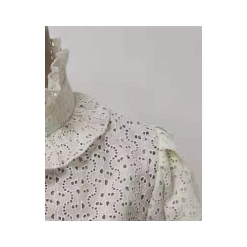 RUANDAI Women's Shirts With Embroidery