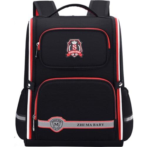 Trend Kids Backpack Large Capacity Boys Girls Space BagFashion All Open Childrens School Bag Oxford Waterproof Student Bookbag