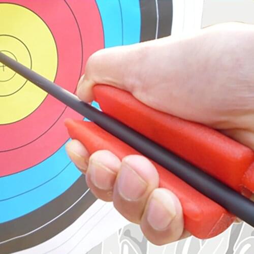 Silicone Archery Arrow Puller Target Hunting Bow Shooting Keychain Allen Hand Saver Arrow Hunting Bow Shooting Keychain