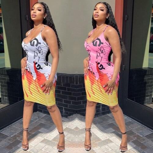 Echoine Spaghetti Strap Sleeveless Dresses Female Summer Skinny Bodycon Sexy Backless Vintage Vestidos Midi Dresses 2021 Outfits