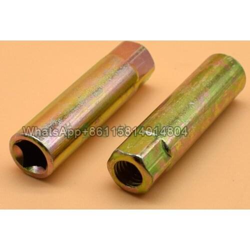 1pc Grass cutter Transmission shaft convert to flexible shaft Joint for various Trimmer joining clamp parts Connector Adaptor