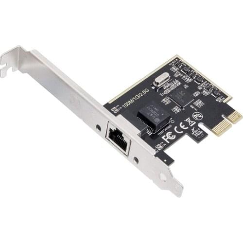 2.5 Gigabit Ethernet PCI Express PCI-E Network Interface Card 10/100/1000/25000 Mbps RJ45 LAN SI-PEX24059