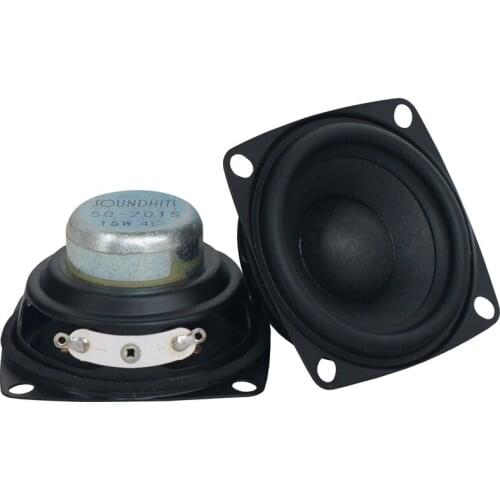 2pcs 2 inch full range speaker high school bass fever speaker HIFI unit computer TV Bluetooth audio