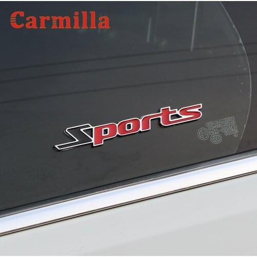 3D Sport Emblem Logo Auto Truck Decor Pattern Badge Sticker for Ford Focus Fiesta Mondeo Mk4 for Mitsubishi Outlander Asx Lancer
