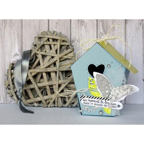 3D House box decoration metal Cutting Dies Stencils DIY Scrapbooking Paper/photo Cards Embossing Dies