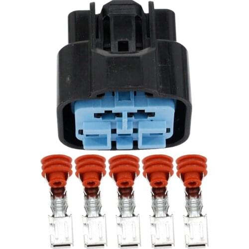 5 Pin Plastic Parts 5P Automotive Connector Female Waterproof Connector with Terminal DJ7054Y-4.8-21