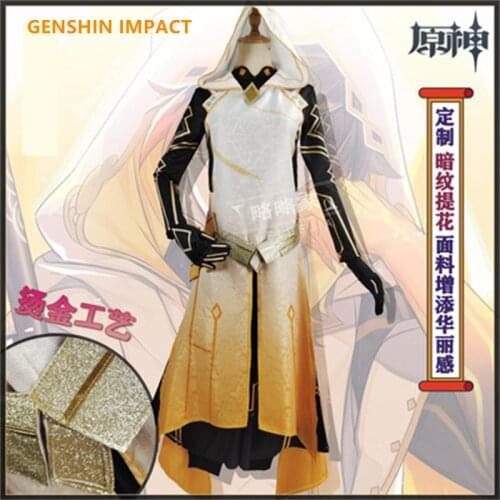 Anime GENSHIN IMPACT Gott Kostüm Moraxe Cosplay Kostüm Kostüm Projekt Rock King Zhongli Halloween Jacke Und Hose Set Top Set