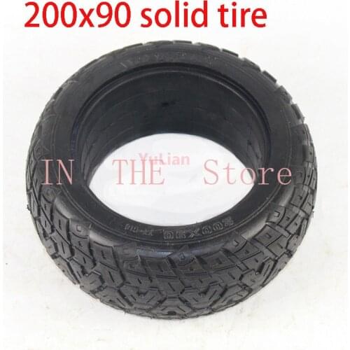 200x90 SolidTubeless Tyre Fits Electric Scooter Balance car Torque Car 200*90 Explosion-proof Solid Wheel Tires