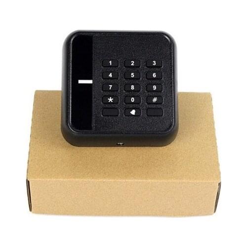 DWE CC RF black keyboard readers wiegand 26 34 chip card 125khz rfid reader for door access control