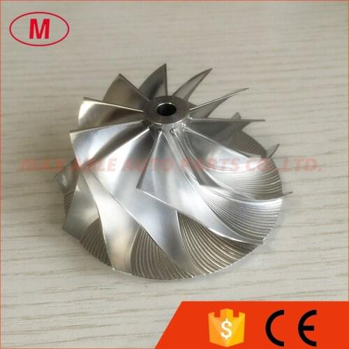 GT15-25 50.2/65.00mm 702549-0008HF V1 11+0 Blades high peformance turbo billet/milling/aluminum 2024 compressor wheel