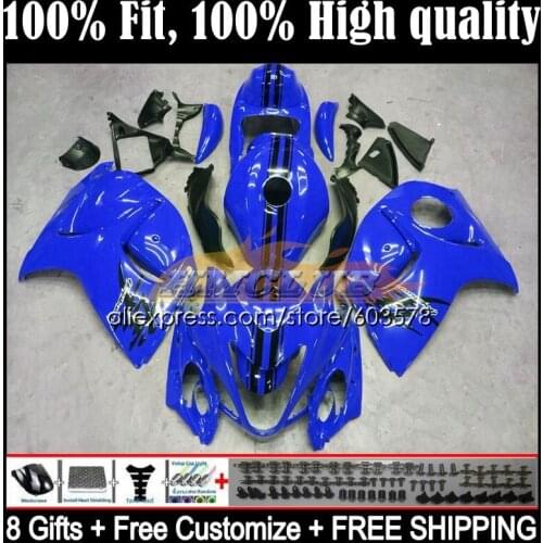 Injection For SUZUKI GSXR1300 Hayabusa 2008 2009 2010 2011 2012 2013 21CL.135 gloss blue GSXR 1300 CC 14 15 16 17 18 19 Fairing