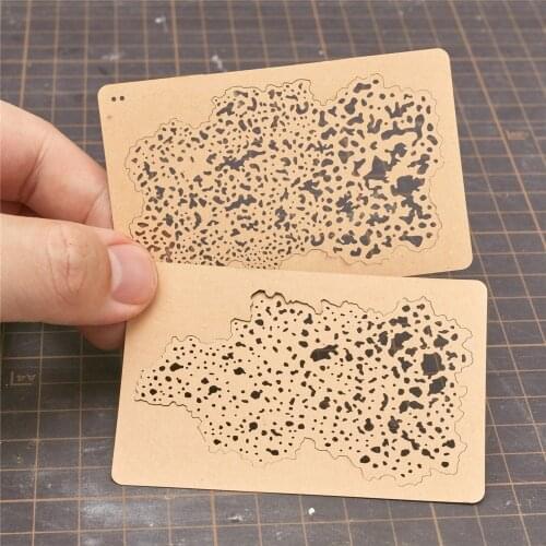 For LIANG-0006/ 0007 Salt Weathering Effect Airbrush Stencil Tools for 1/32 1/48 1/72 Aircraft Model Tool