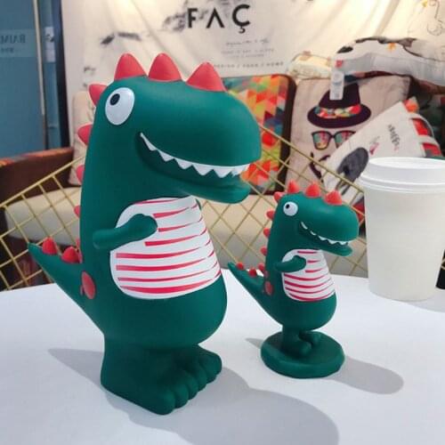 Dinosaur Piggy Bank Lovely Green Dino Coin Bank Christmas Birthday Gifts for Children Home Decoration