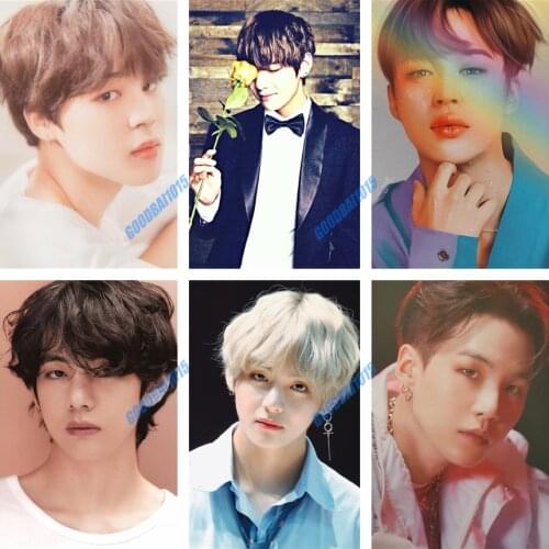 Art DIY 5D Mosaic Diamond Painting Bangtan Diamond Embroidery Boy Cross Stitch Kits Special Gift Room Decoration