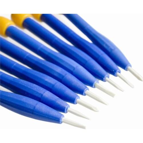 8PCS Adjust Frequency Screwdriver Anti-static Plastic Ceramic Set Slotted and Phillips 90MM High Quality