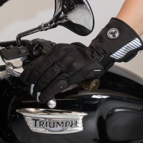 2017 New Rock Biker Motorcycle racing riding gloves outdoor winter warm windproof cold resistant motorbike leather glove RBG013