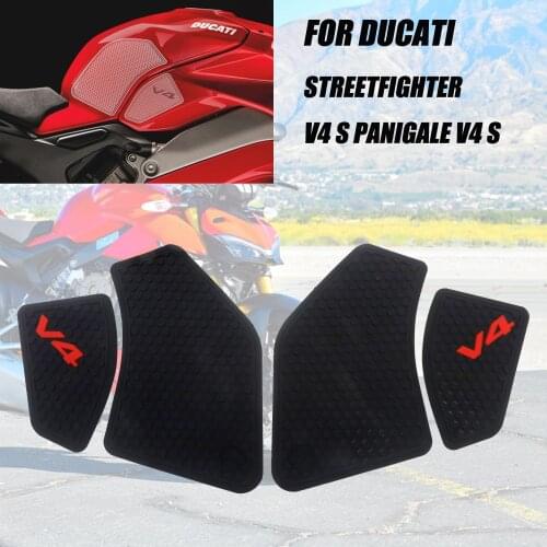 NEW FOR Ducati Fuel Tank Grip Pads Knee Traction V4 Panigale V4S Streetfighter V4 S 2021 2020 2019 2018