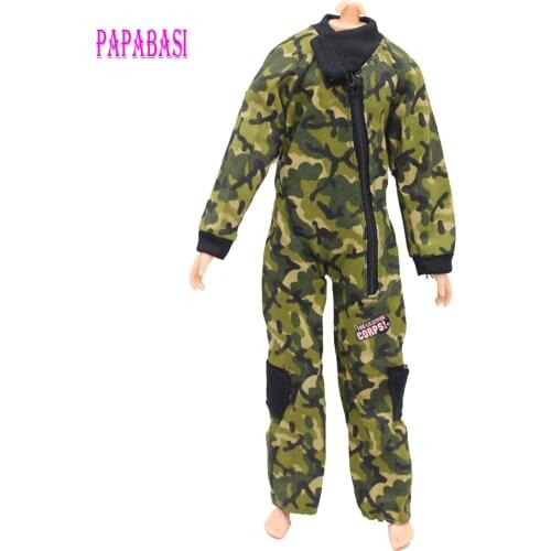 Original Doll Prince Clothes Marines Combat Uniform Outfit For Barbies Boy Male Ken Doll For Lanard 1/6 Soldier Best Gift G17