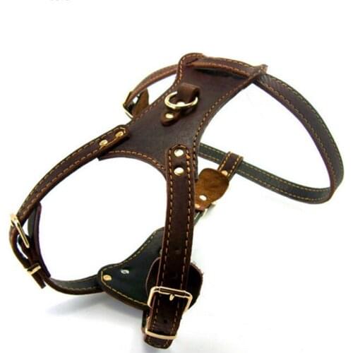 Adult Big Dog Harness Adjustable Dog Pet Vest Collar Leash Strap Rope
