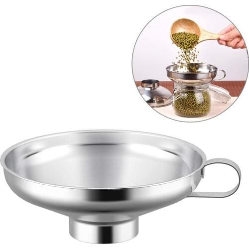 S/L Size Wide Mouth Canning Funnel Food Pickles Jam Oil Leak Canning Hopper Filter Funnel Cup Hopper Kitchen Cooking Tools