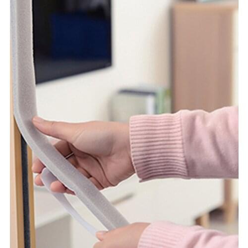 2M/4M Self-adhesive soundproofing sound proof Door Seal Sealing strip acoustic foam Windproof Strip Window Seal foam foam rubber