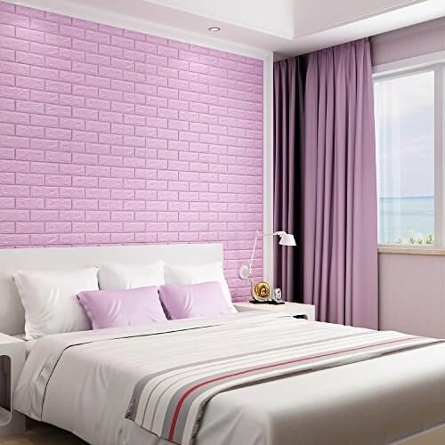 Self-Adhesive 3D Brick Sticker DIY Waterproof Foam Wallpaper For Kids Room Kitchen Roof Ceiling Background Wall Decals