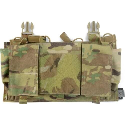 Delustering TwinFalcons Tactical Quadruple QUAD 5.56 Placard Panel Magazine Pouch Military Airsoft Tactical TW-M070