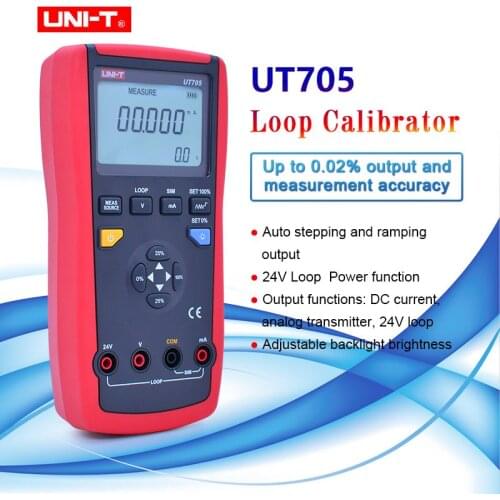 UNI-T UT705 Handheld loop Calibrator for loop calibration and repair variable current/DC Voltage/loop current 0.02% accuracy