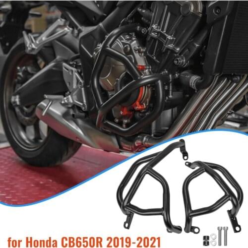 Motorcycle Engine Bumper Guard Crash Bars Frame Slider Protector for Honda CB650R CB 650R CB650 R 2019 2020 2021 Accessories