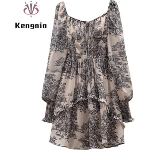 Plus Size Dresses 2021 Summer Womens Dress Vintage Bow Ball Gown Loose Jacquard Short Sleeve Lady Vestidos Robe Dress KE1495