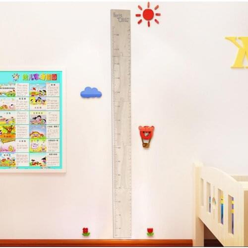 1 Set Height Charts Growth Charts Nordic Style Splice Type Wall Decorations Wood Height Growth Chart for Home