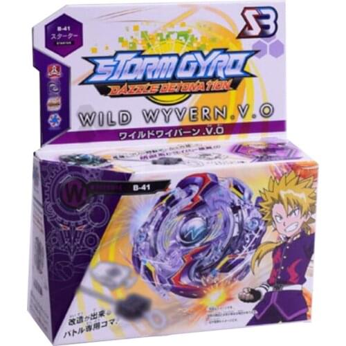 1pcs Spinning Top BURST B-41 Starter Legend Spriggan.7.Mr kids game toys children Christmas gift with Launcher