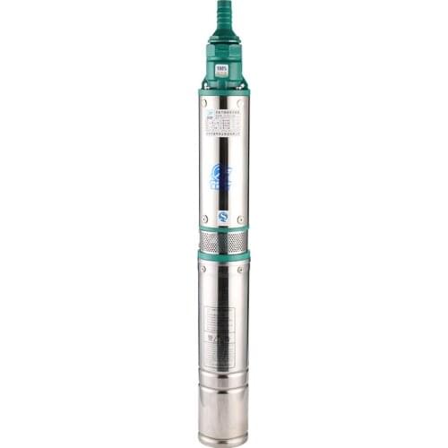 83QJD3 370W single - phase stainless steel household deep well submersible pump screw pumping pressurized pump