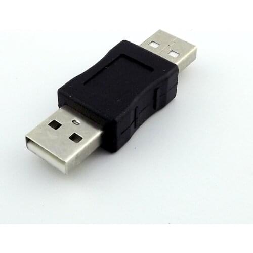 1pcs USB 2.0 A Male To USB Male Plug Coupler Adapter Converter Connector Changer
