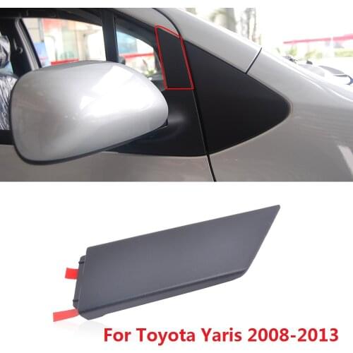 CAPQX For TOYOTA Yaris 2008-2013 Side mirror window frame trim strip rear view mirror Decorative strip mirror Garnish panel